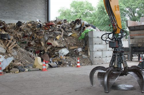 Ordures ménagères Déchets ménagers avant recyclage
