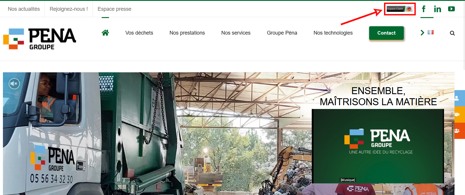 Espace clients